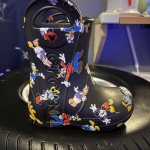 Toddler 9c crocs handle it Disney rain boots